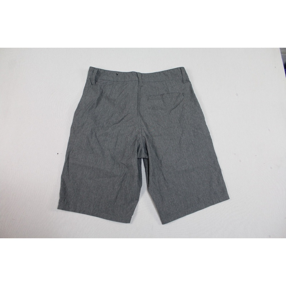 Hawk Men Gray Chino Shorts Extreme Sports Casual Size 29